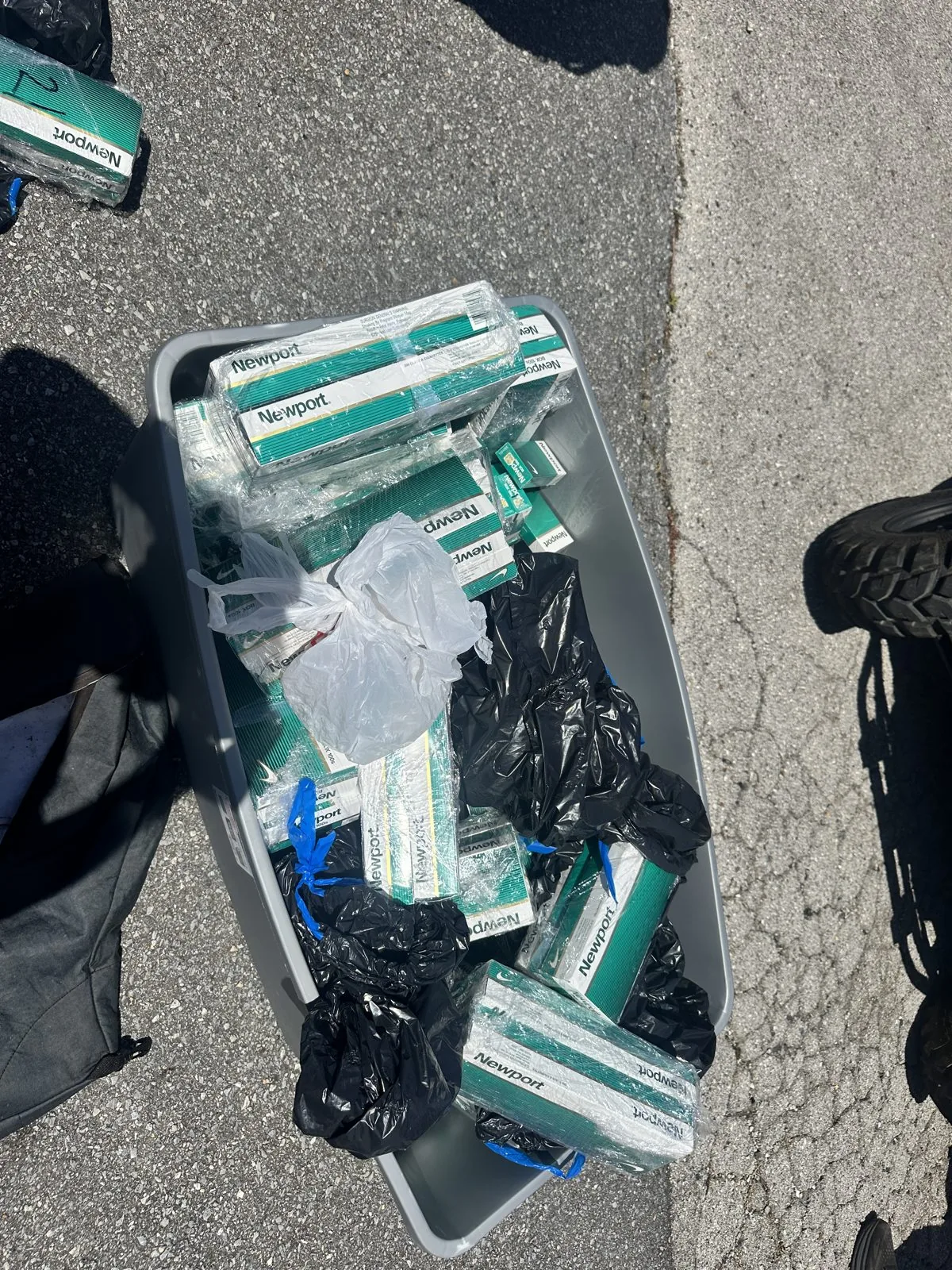 Contraband detection work