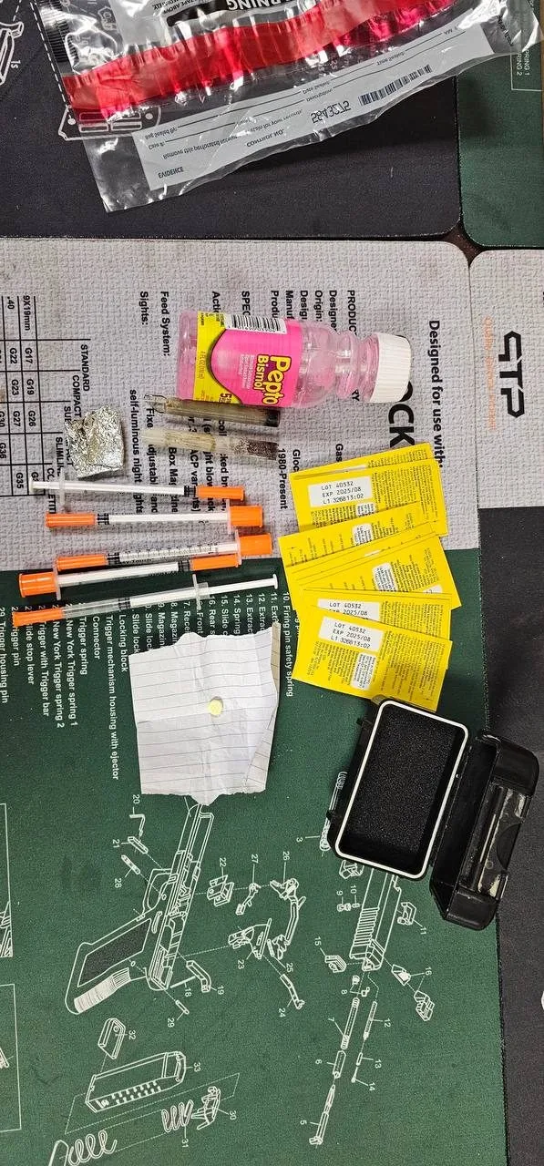 Narcotics and paraphernalia